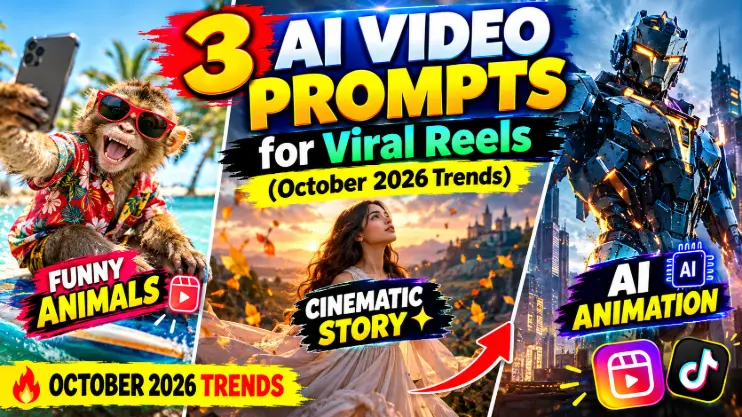 3 AI Video Prompts for Viral Reels (October 2026 Trends)