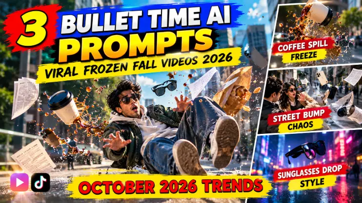 Bullet-Time AI Prompt Thumbnail