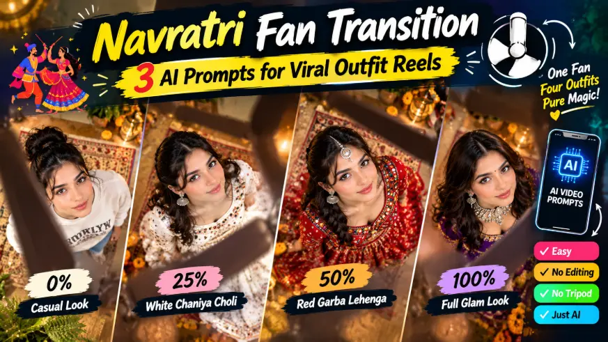 Navratri Fan Transition Reel Guide